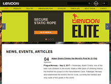 Tablet Screenshot of mytendon.com